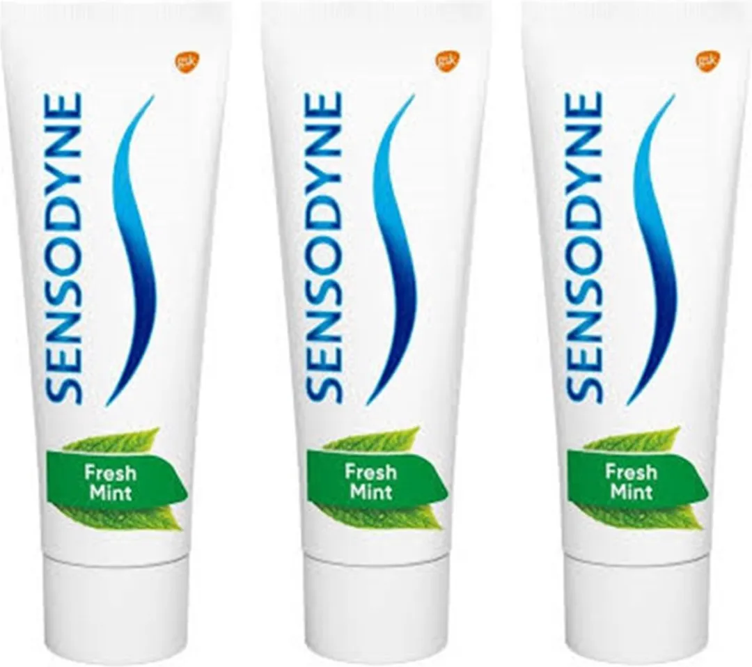 Sensodyne Fresh Mint Tandpasta 225ml - 3 Stuks