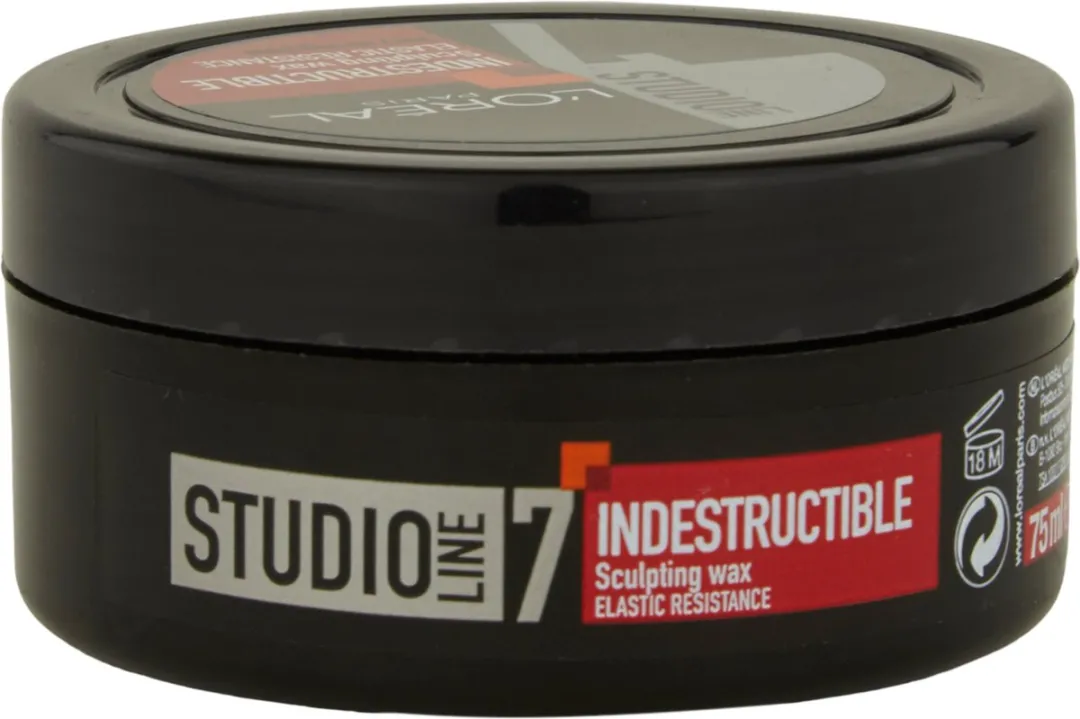 L'Oréal Paris Studio Line Indestructible Gel Sculpting Wax Extra Sterke Fixatie - 6x75ml