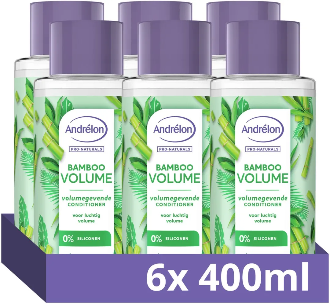 Andrélon Conditioner Bamboo Volume 6x400ml