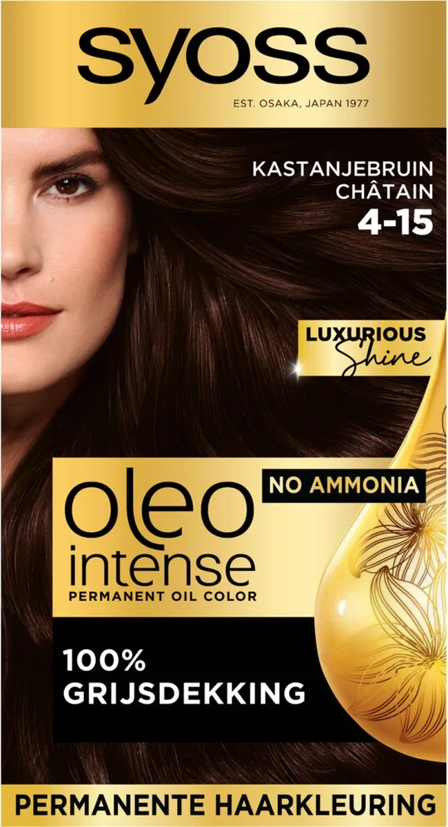 SYOSS Oleo Intense 4-15 Haarverf Kastanjebruin 115ml