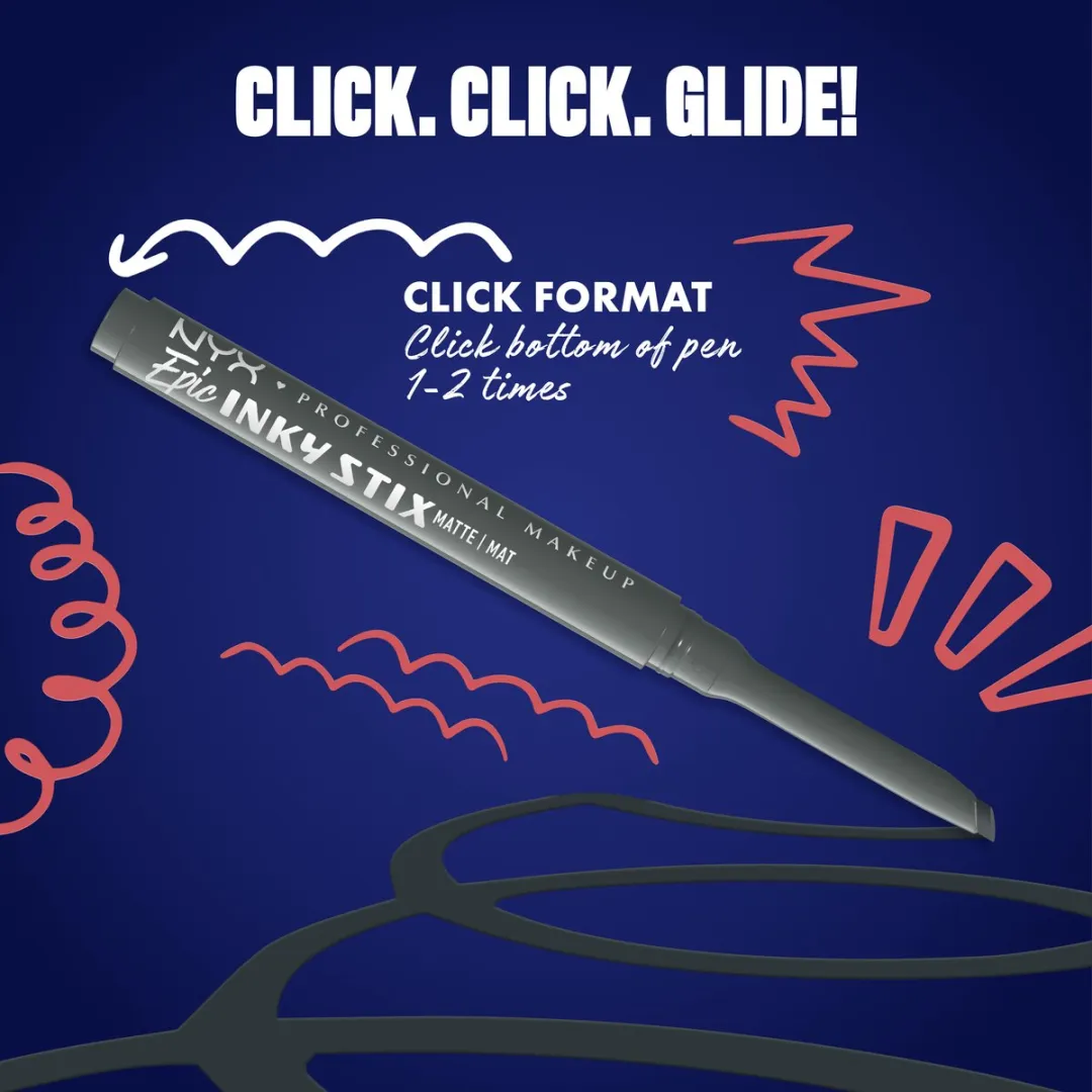 NYX Epic Inky Stix Eyeliner OFF-GRID GREY - 0.1g - afbeelding 6 van 6