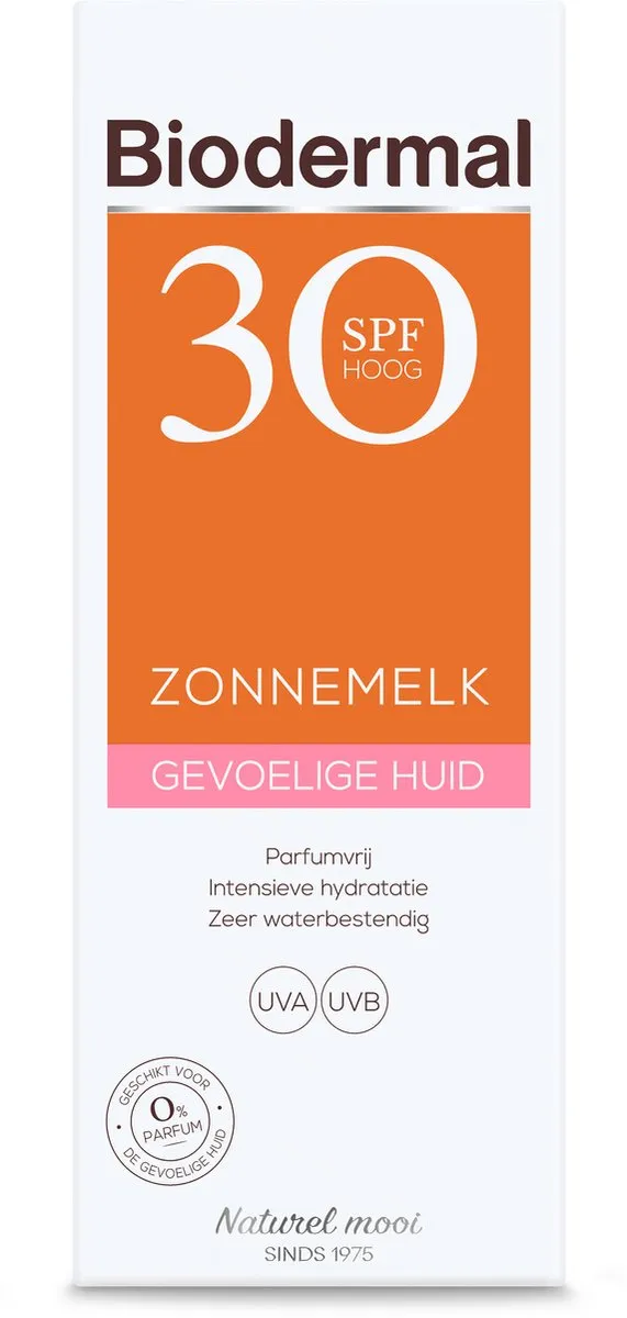 Biodermal Zonnebrand Gevoelige Huid SPF 30 - 200ml