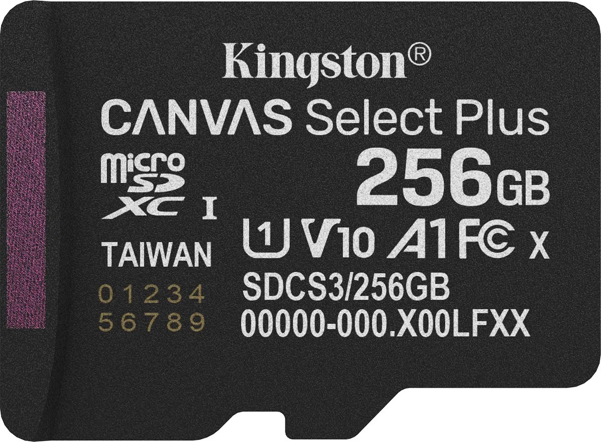 Kingston Canvas Select Plus SDCS3/256GBSP 256GB microSDXC