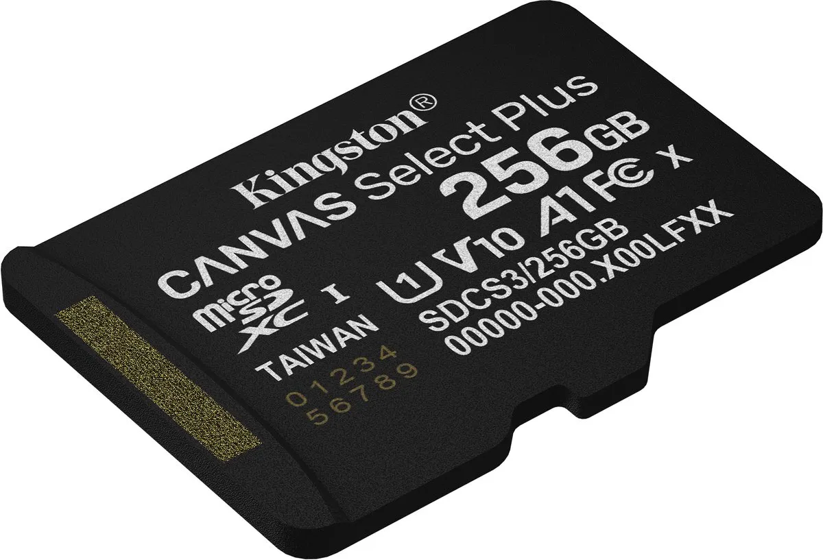 Kingston Canvas Select Plus SDCS3/256GBSP 256GB microSDXC - A1