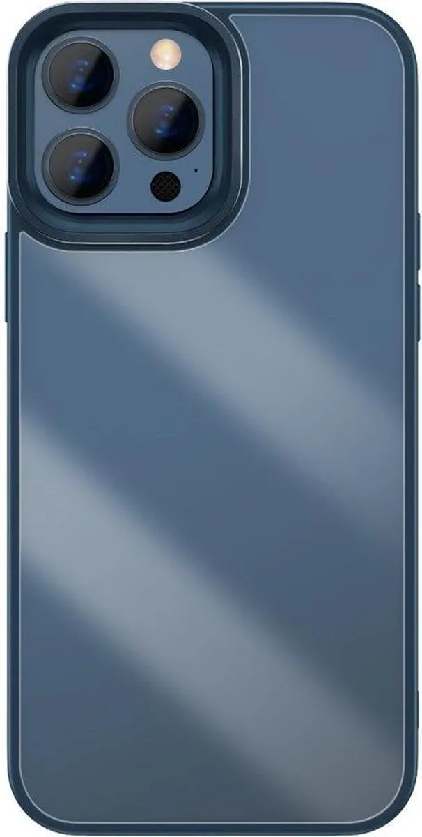 Baseus TPU Hoesje iPhone 13 Pro Max ARJT000513 - Blauw/Transparant