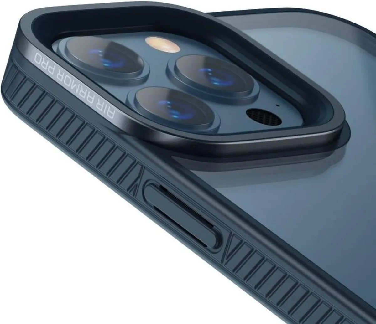 Baseus TPU Hoesje iPhone 13 Pro Max ARJT000513 - Blauw/Transparant