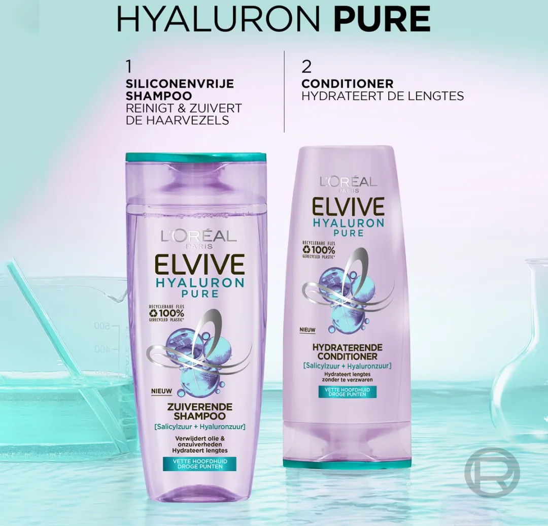 L'Oréal Paris Elvive Hyaluron Zuiverende Shampoo 250ml