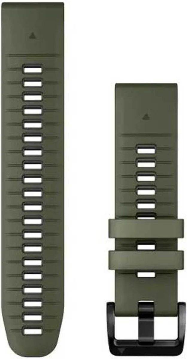 Garmin QuickFit Siliconen Band Moss/Graphite 22mm - Activity Tracker