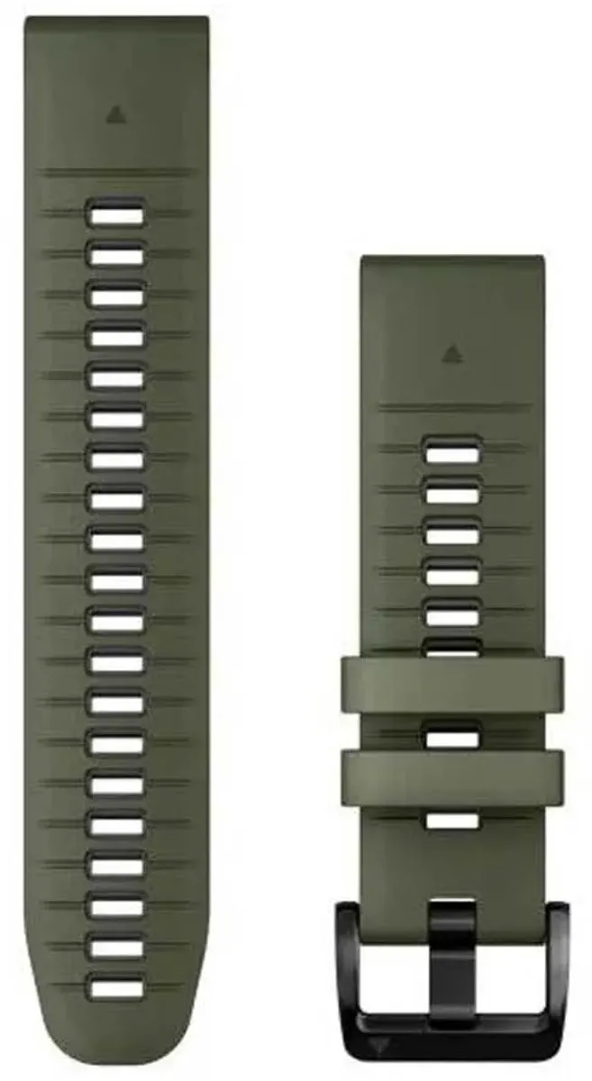 Garmin QuickFit Siliconen Band Moss/Graphite 22mm - Activity Tracker