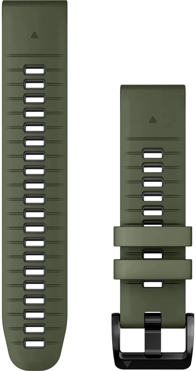 Garmin QuickFit Siliconen Band Moss/Graphite 22mm
