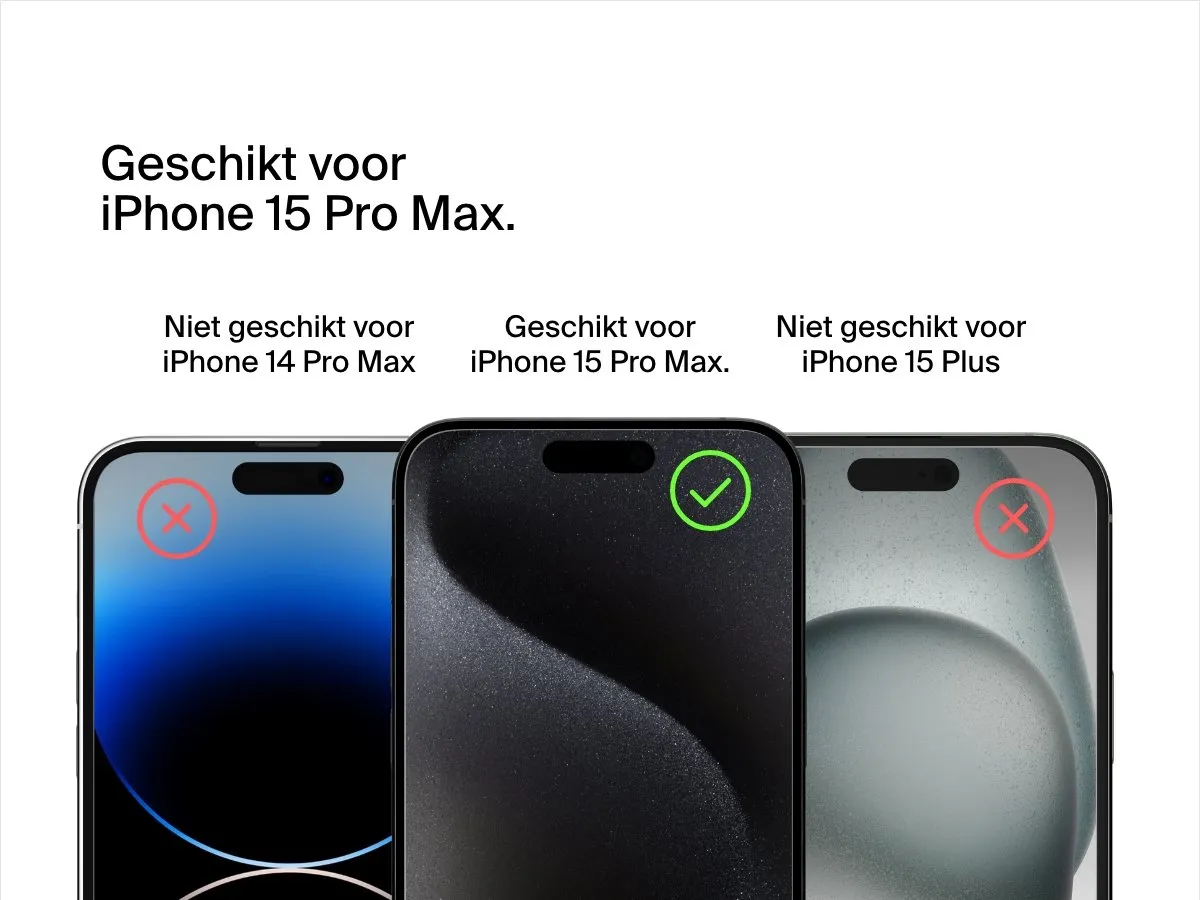 Belkin TemperedGlass Privacy Screenprotector iPhone 15 Pro Max