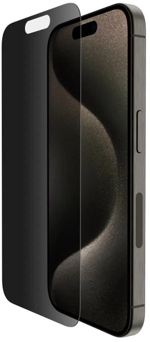 Belkin TemperedGlass Privacy Screenprotector iPhone 15 Pro Max