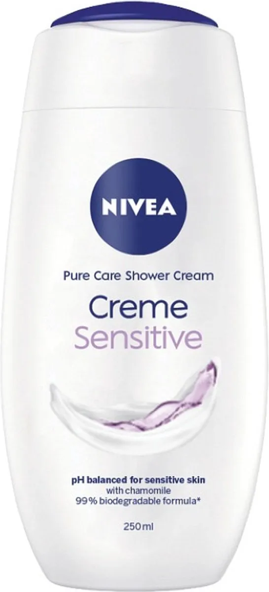 NIVEA Crème Sensitive Douchecrème 6x250ml