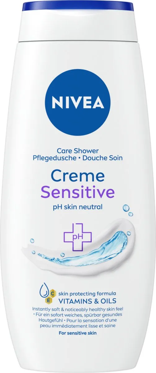 NIVEA Crème Sensitive Douchecrème 6x250ml