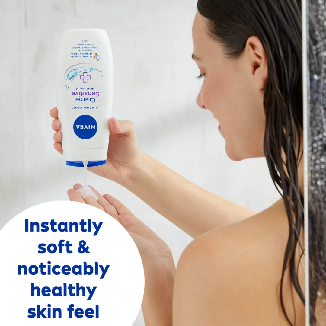 NIVEA Crème Sensitive Douchecrème 6x250ml