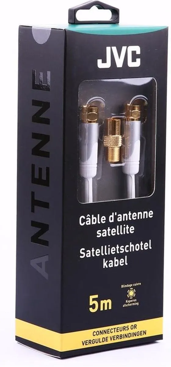 JVC Videokabel CORDN F M/M Wit 5m
