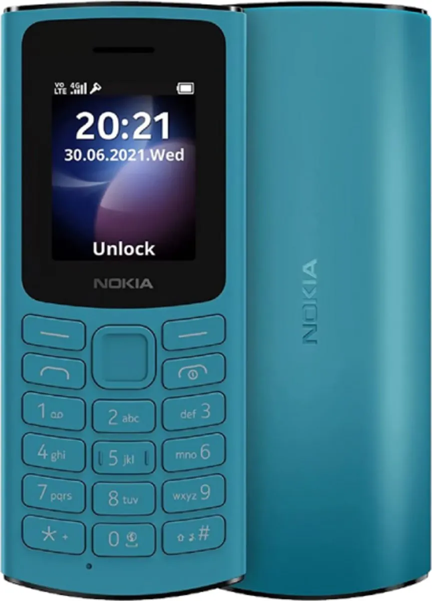 Nokia 105 4G 16VEGB01A03 Basistelefoon - Blauw