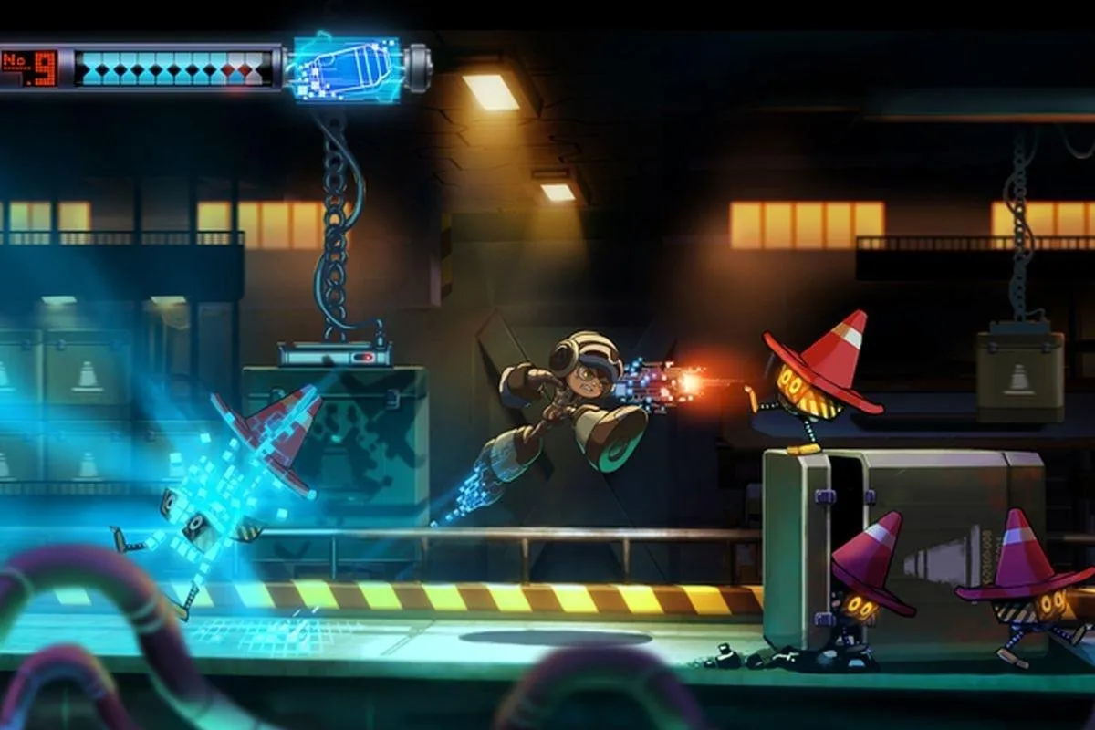 Plaion Mighty No.9 Xbox One - 2 Spelers Online