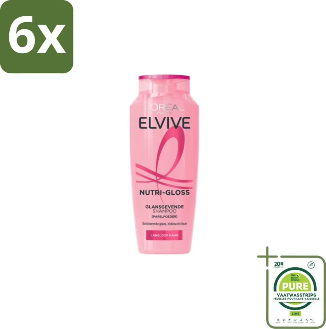 L'Oréal Paris Elvive Nutri Gloss Shampoo 1200ml