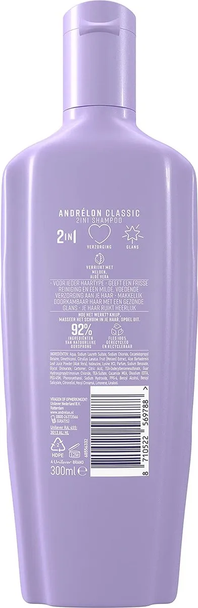 Andrélon Shampoo 2in1 - 6x300ml