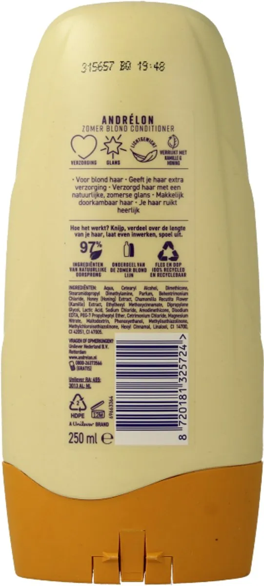 Andrélon Honing Blond Conditioner 250ml