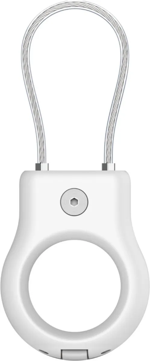 Belkin Beschermende Houder met Staalkabel voor AirTag - Wit