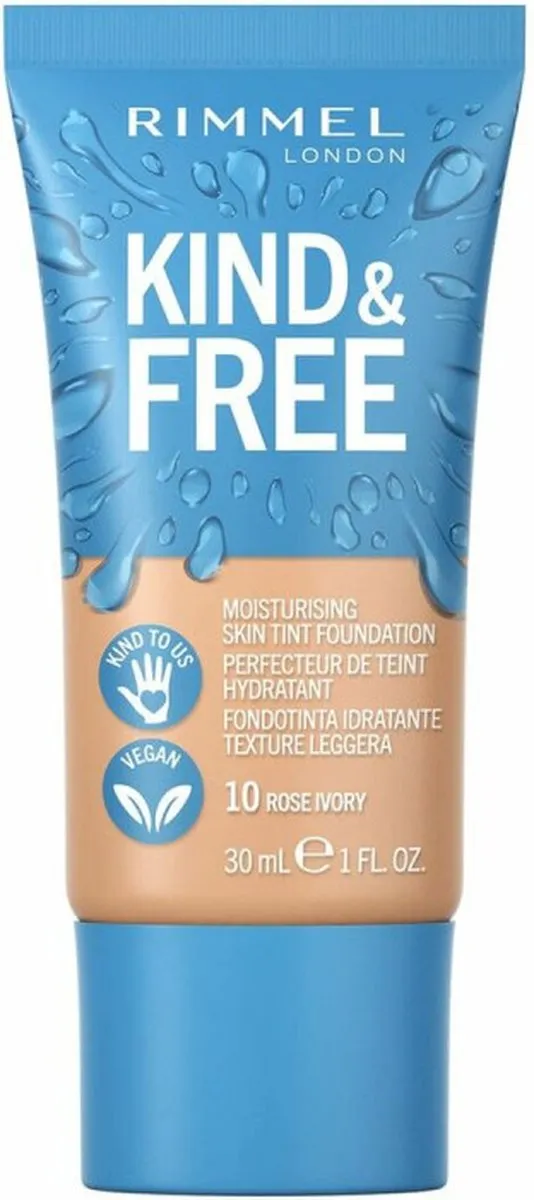 Rimmel London Kind & Free Vegan Foundation 010 Rose Ivory
