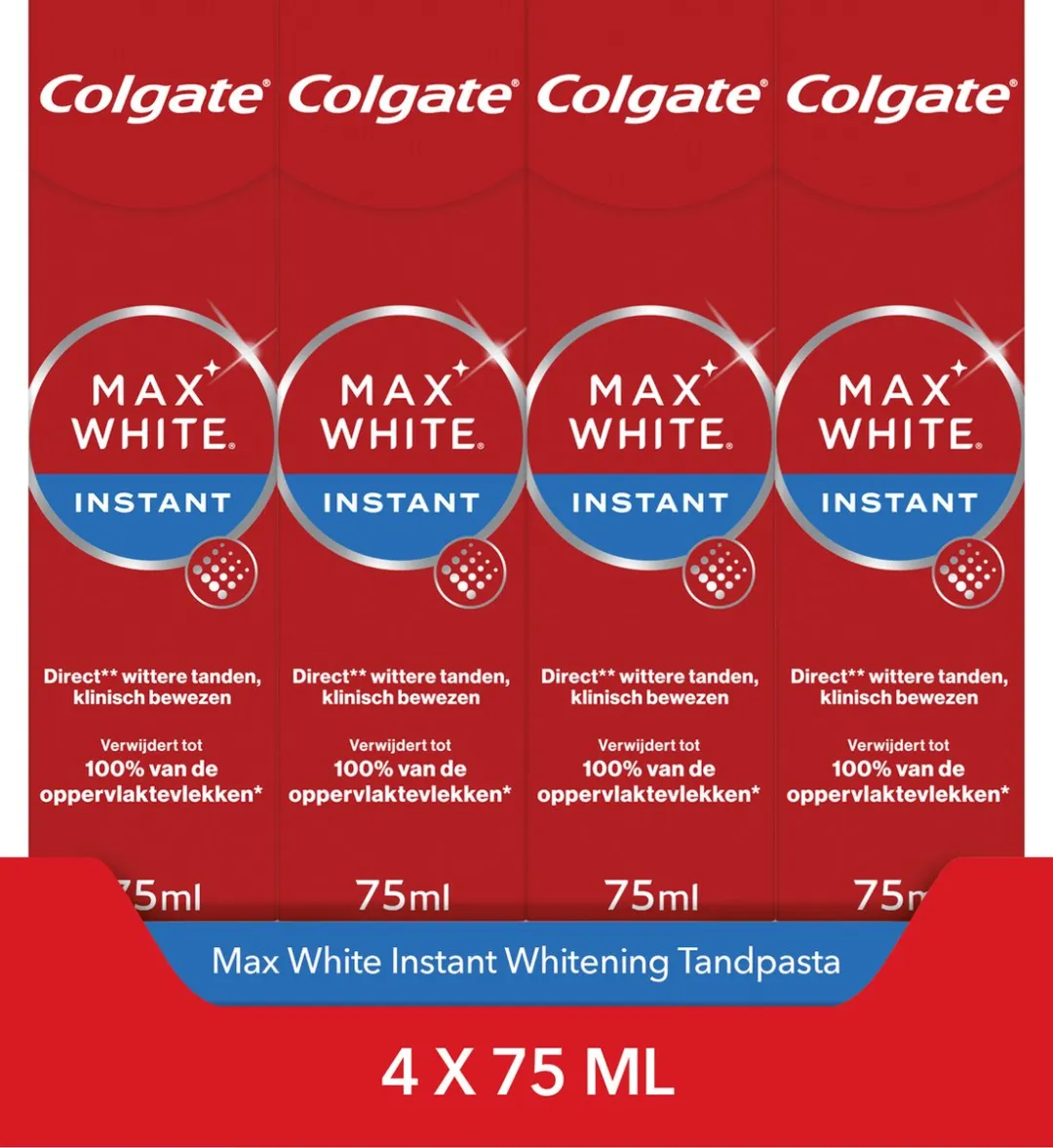 Colgate Max White Instant Whitening Tandpasta