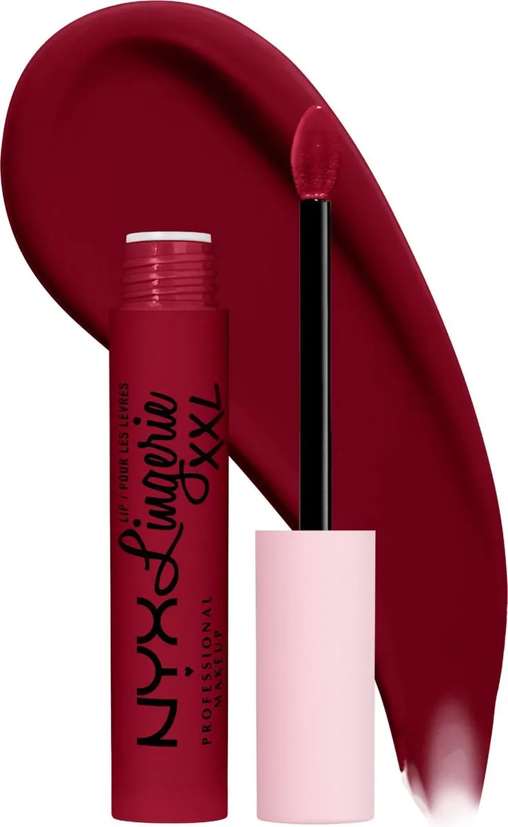 NYX Professional Makeup Lip Lingerie XXL Sizzlin' - Donkerrood 4ml