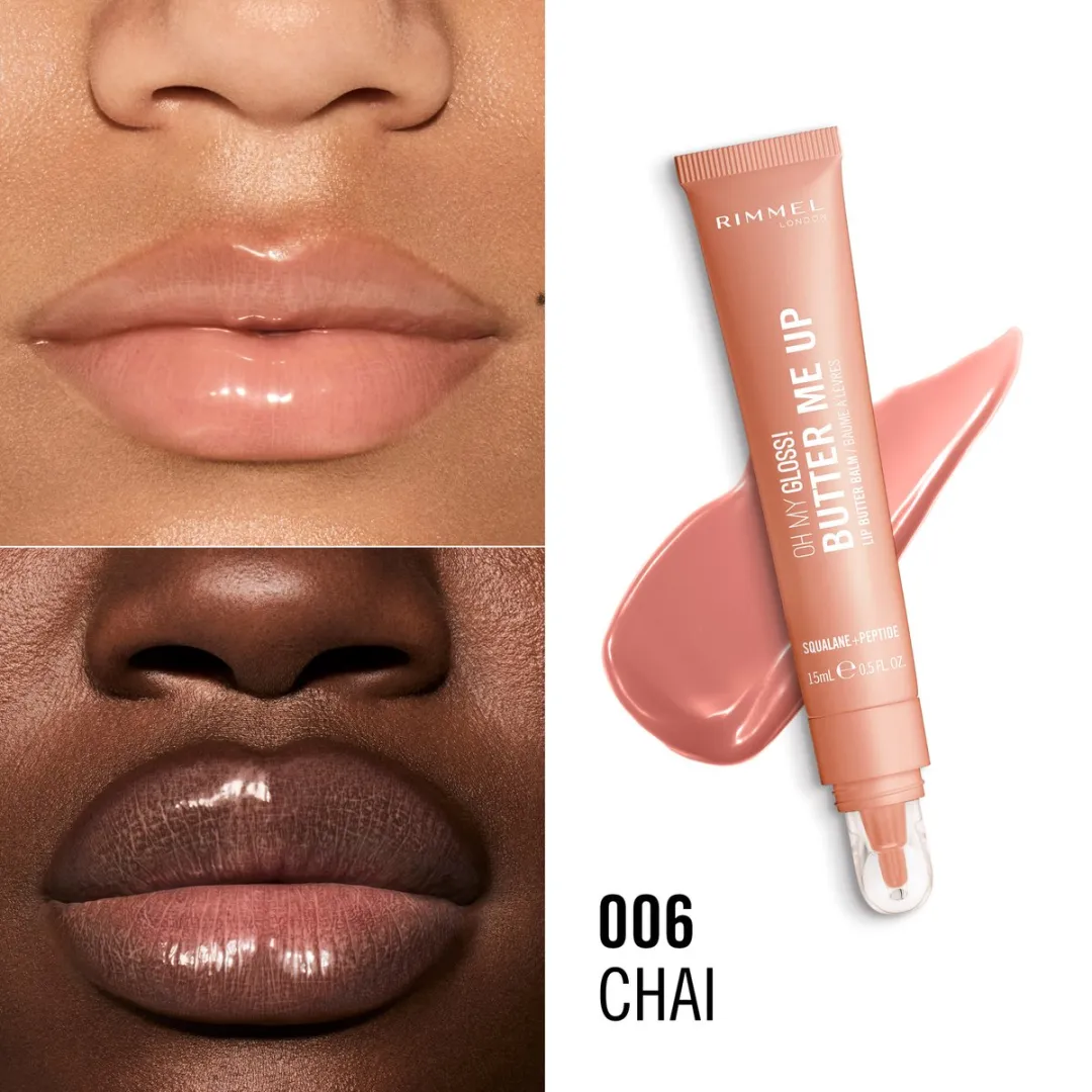 Rimmel London Butter Me Up Lippenbalsem Chai 15ml - 3 Stuks - afbeelding 6 van 6