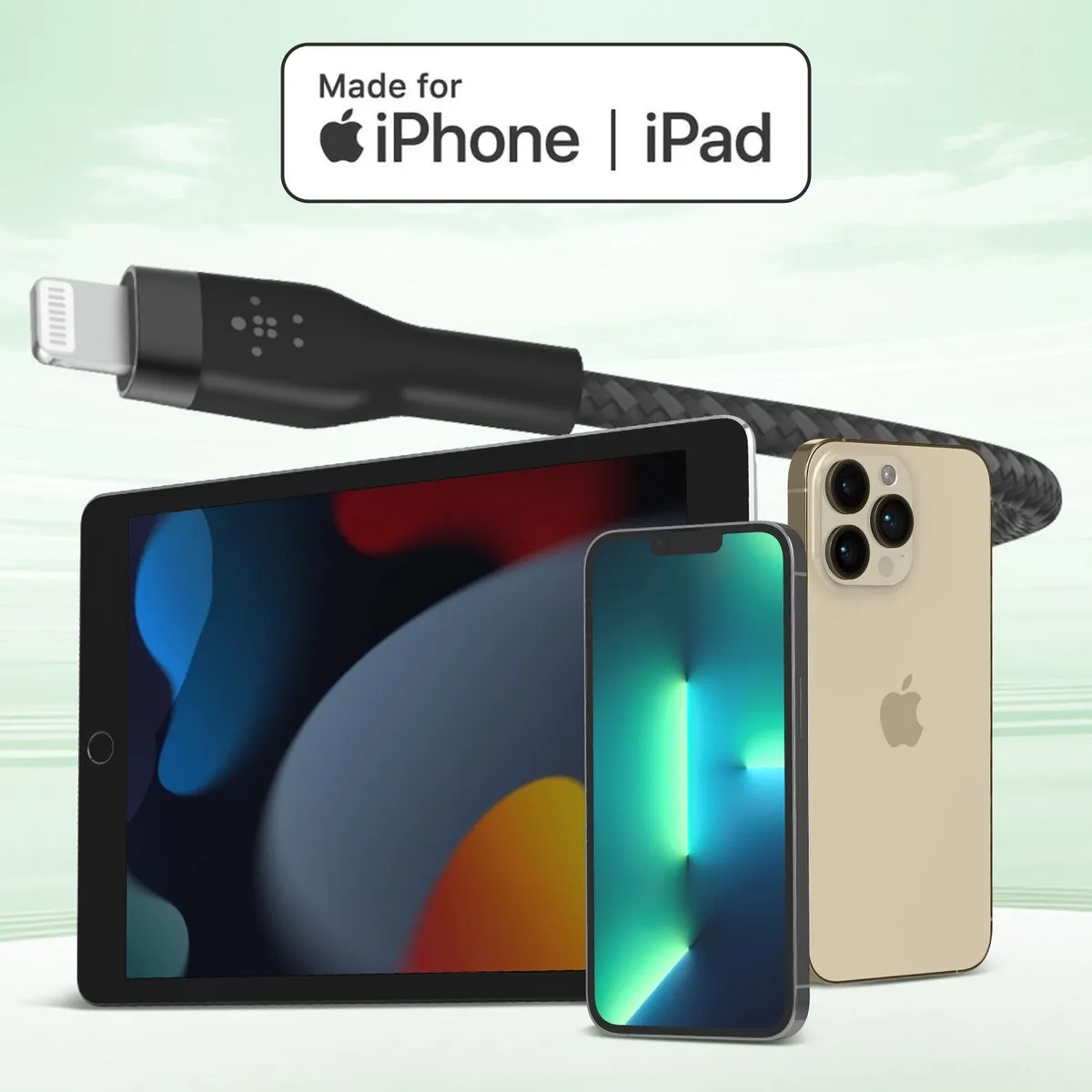 Belkin Boost Charge USB-C naar Lightning 1m - Zwart