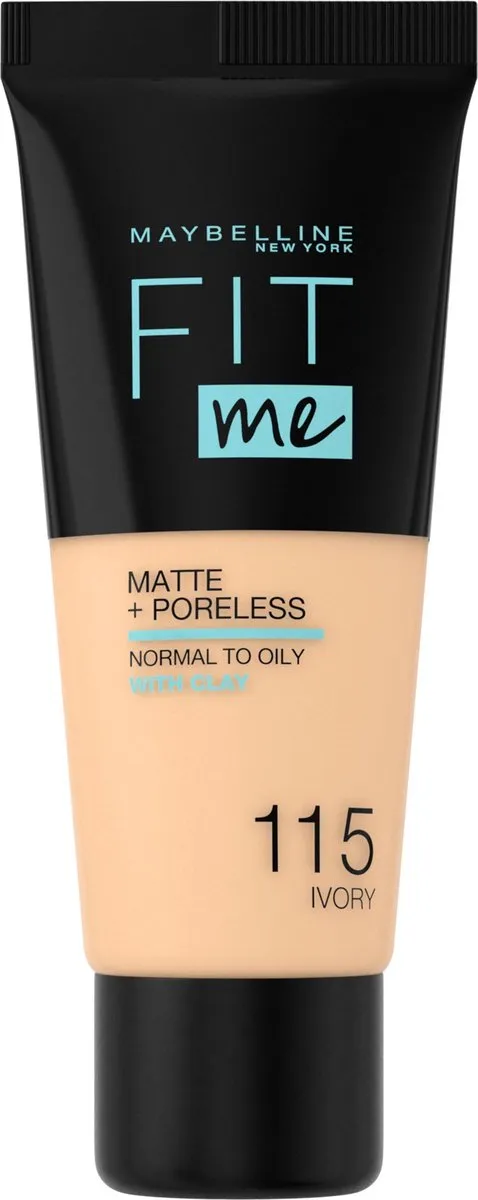 Maybelline Fit Me Matte + Poreless Foundation 115 Ivory