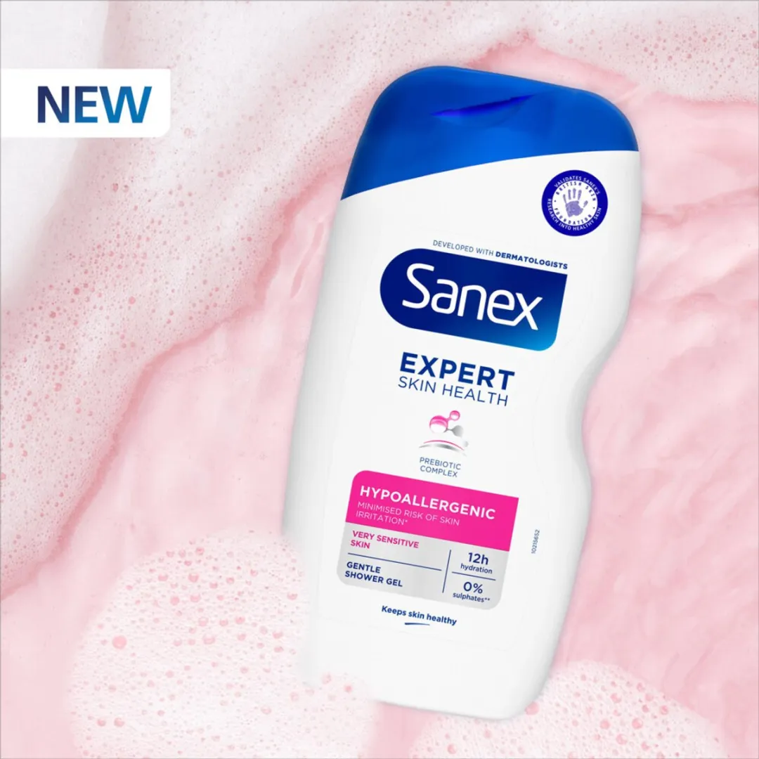 Sanex Expert Skin Health Hypoallergeen Douchegel 1600ml - 4 Stuks