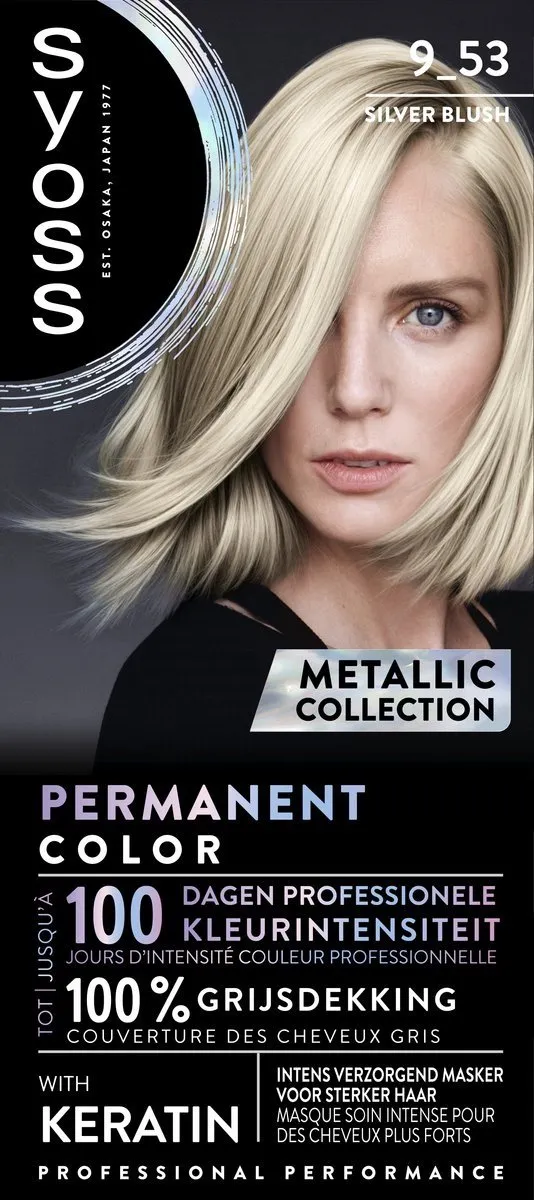 SYOSS Permanent Haarkleuring 9-53 Silver Blush - 115ml