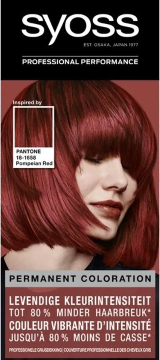 SYOSS Pantone 5-72 Pompeian Red Haarverf 115ml