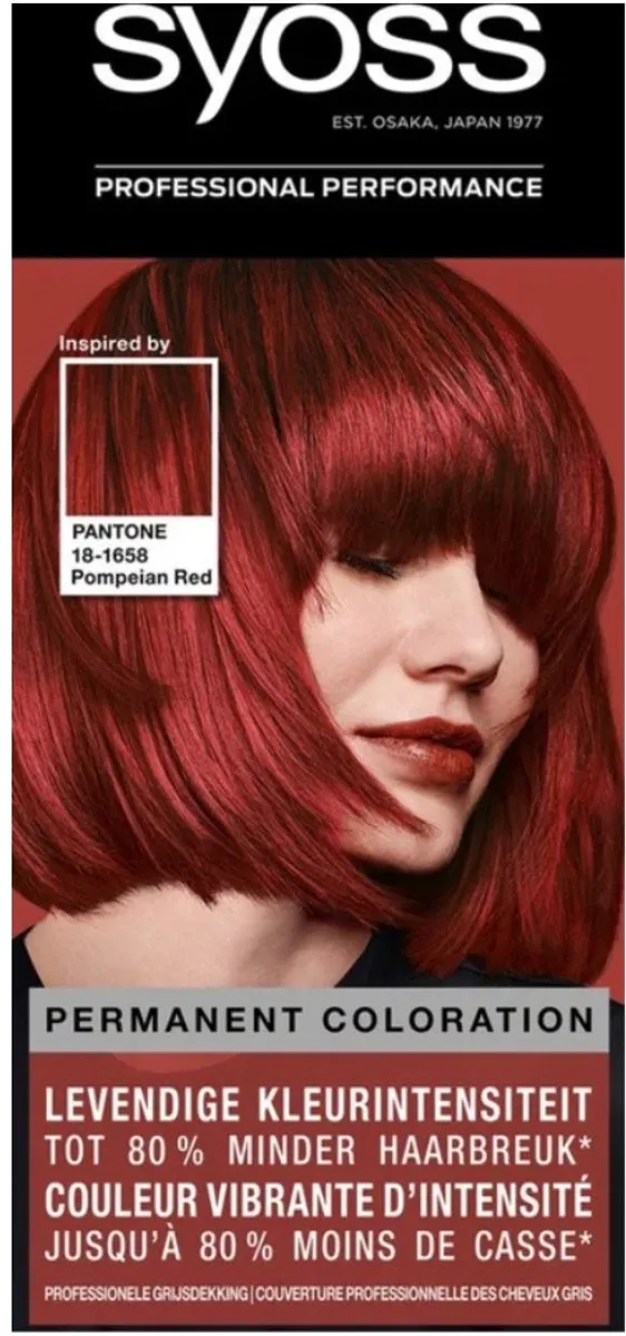 SYOSS Pantone 5-72 Pompeian Red Haarverf 115ml