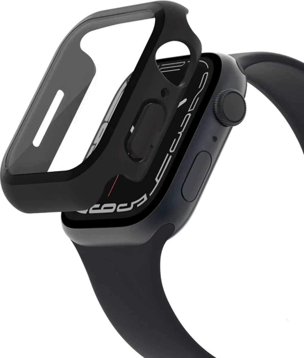 Belkin TemperedCurve Apple Watch Screenprotector 45/44mm - Zwart
