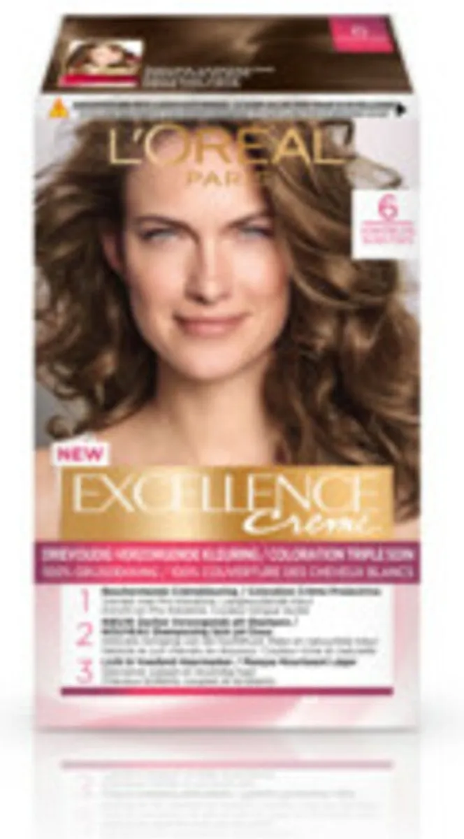 L'Oréal Paris Excellence Crème 6 Donker Blond + Magic Retouch Spray 75ml