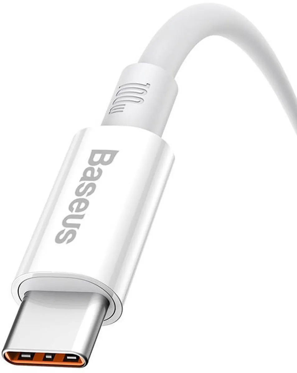 Baseus Superior 100W USB-C Kabel 1M - Transparent