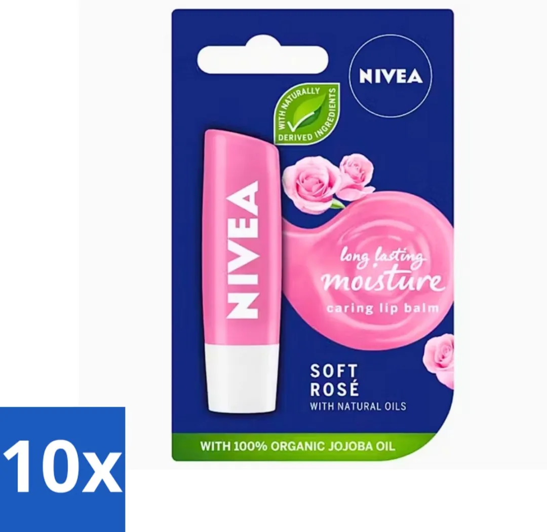 NIVEA Lippenbalsem Soft Rose 5,5g