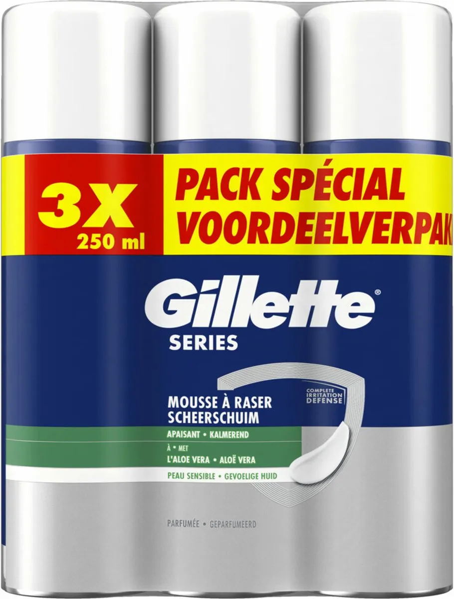 Gillette Series Gevoelige Huid Scheerschuim 250ml