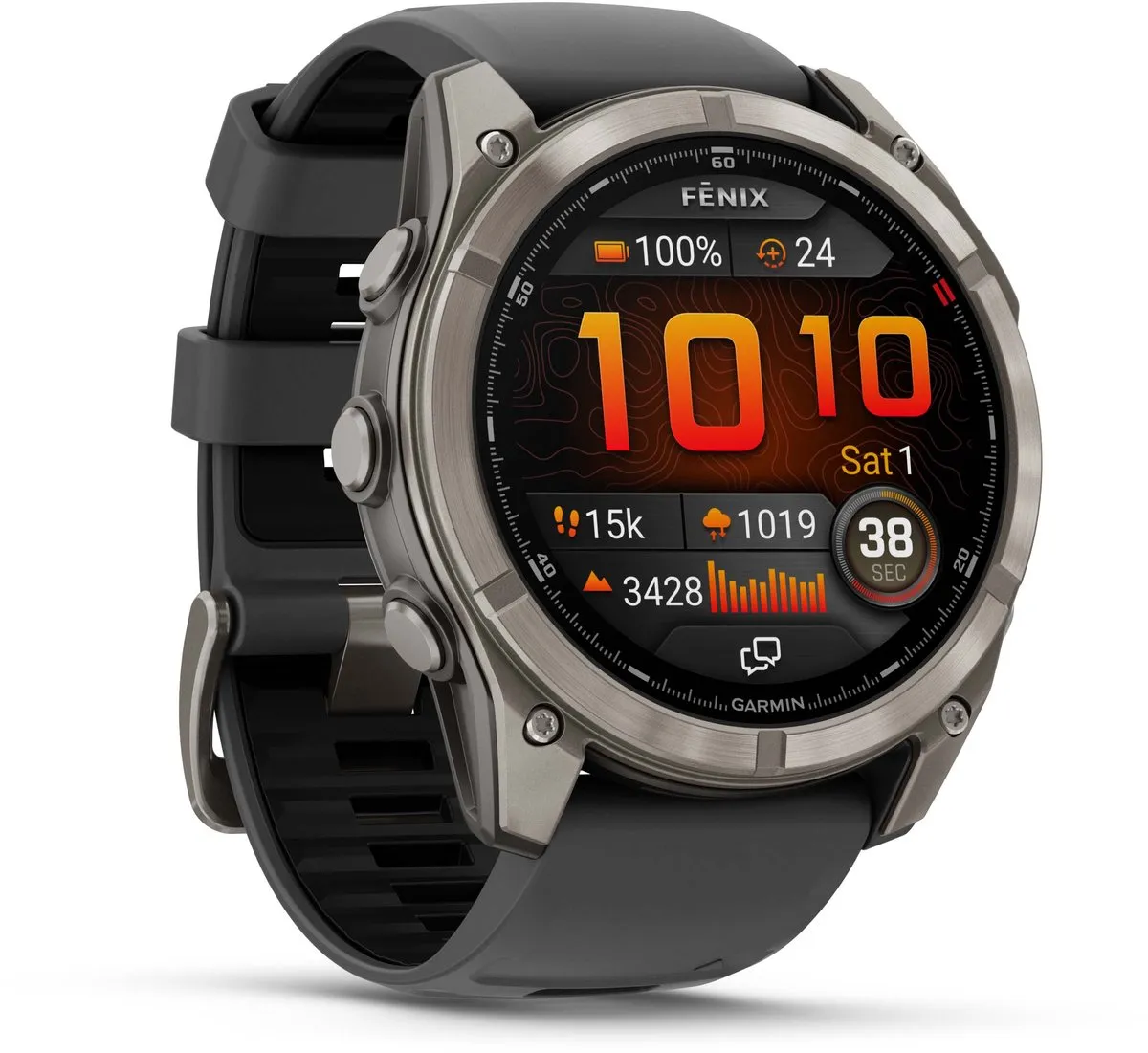 Garmin fēnix 8 Pro Smartwatch 51mm - Titanium/Grijs