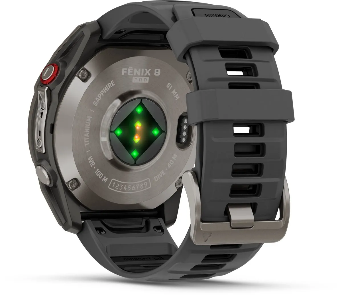 Garmin fēnix 8 Pro Smartwatch 51mm - Titanium/Grijs - afbeelding 6 van 6