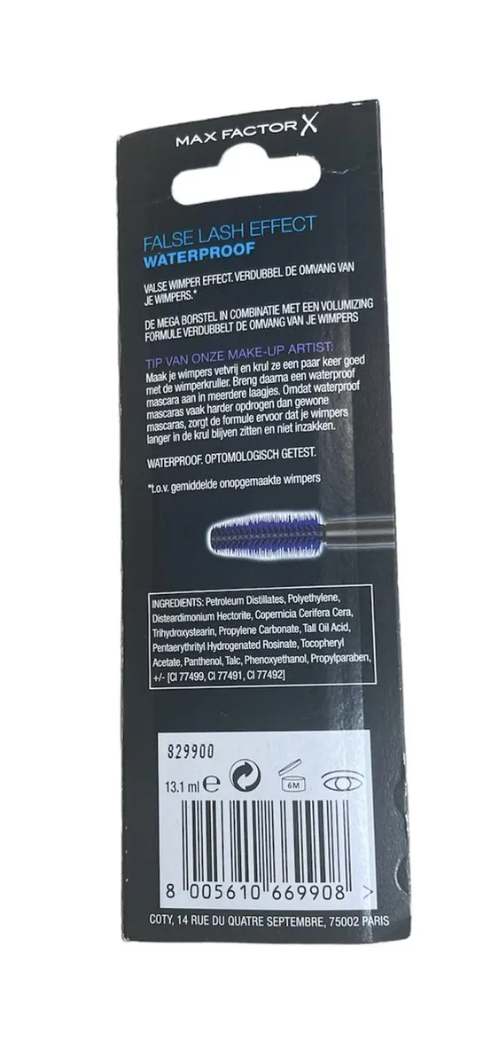 Max Factor False Lash Effect Waterproof Mascara Zwart 13.1ml