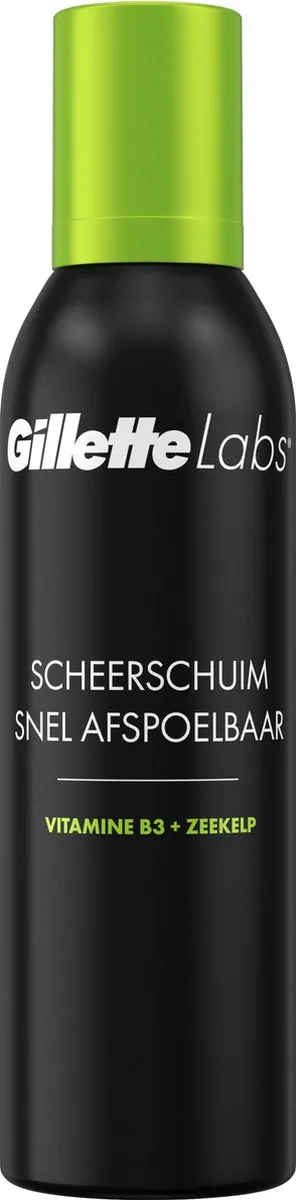 GilletteLabs Snel Afspoelbaar Scheerschuim 240ml
