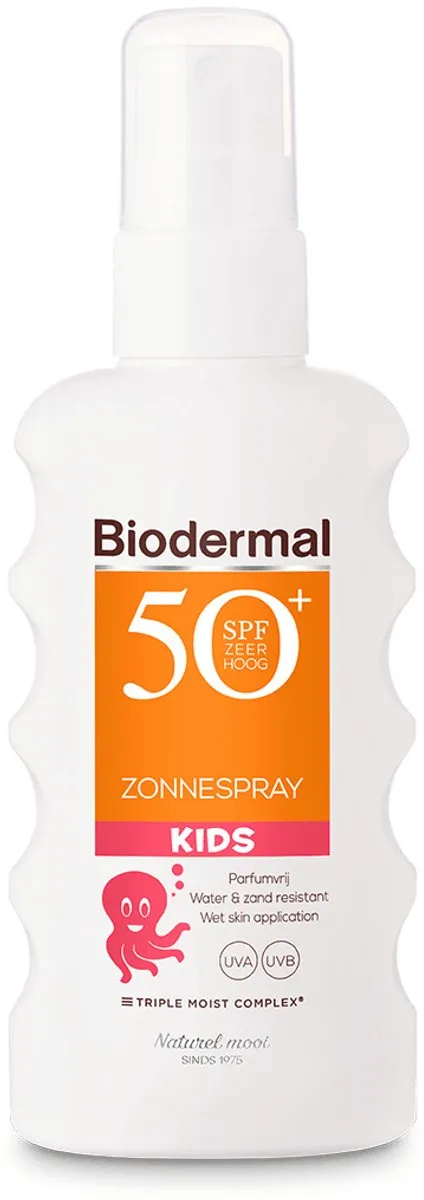 Biodermal Zonnebrand Kind Zonnespray SPF 50+ 175ml