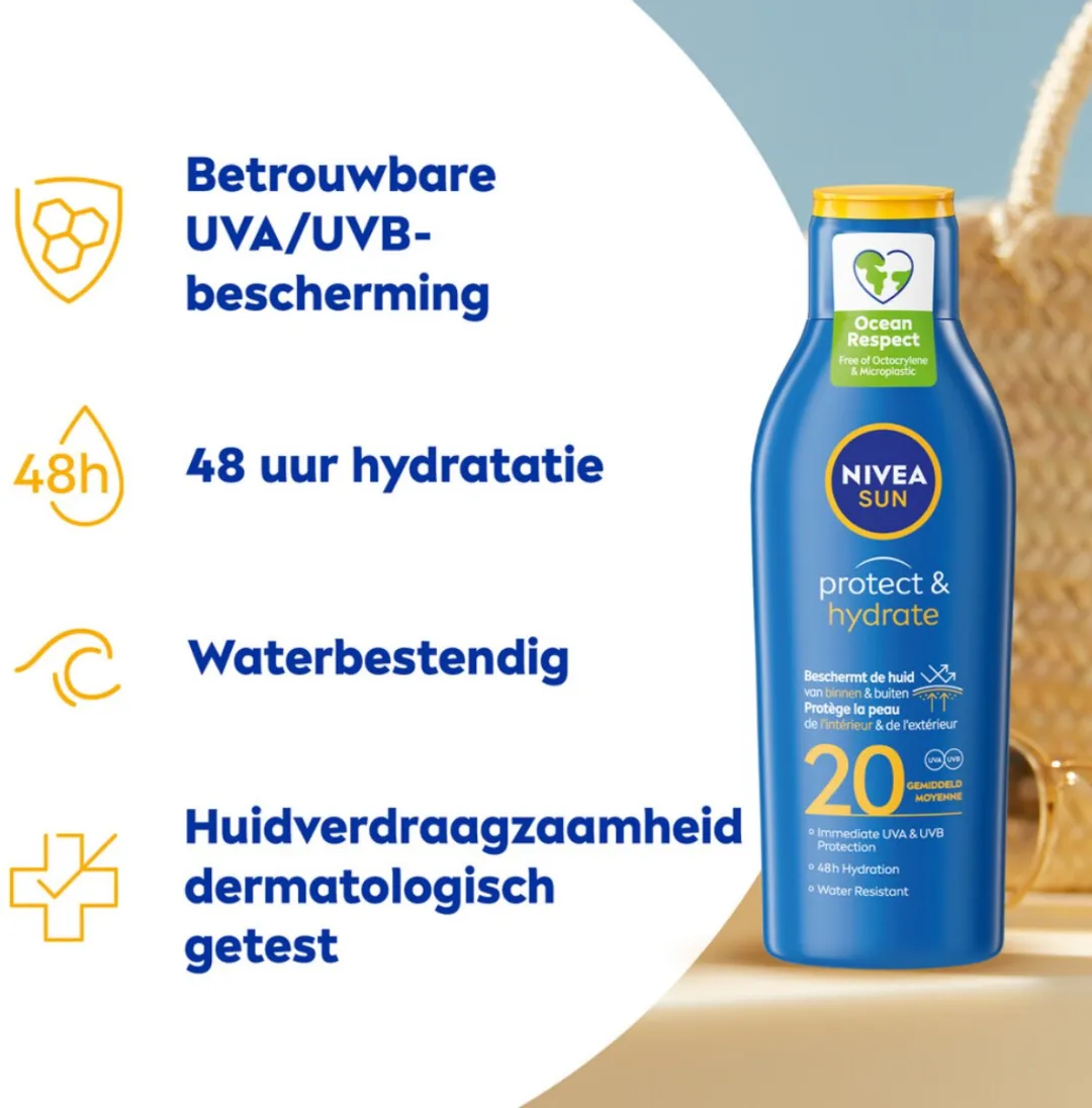 NIVEA Zonnemelk SPF20 250ml