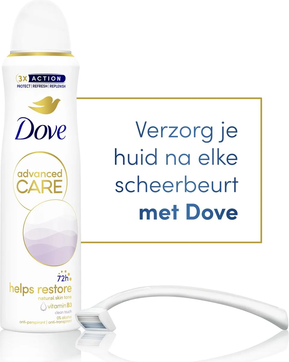 Dove Anti-Transpirant Spray Clean Touch - 6x150ml