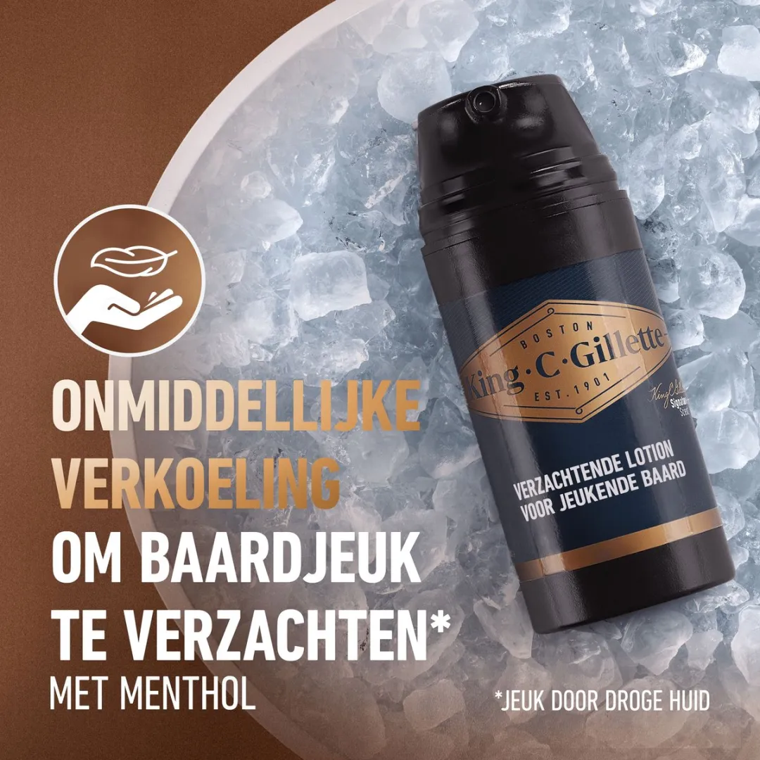 Gillette King C Gillette Verzachtende Lotion 100ml - afbeelding 2 van 6