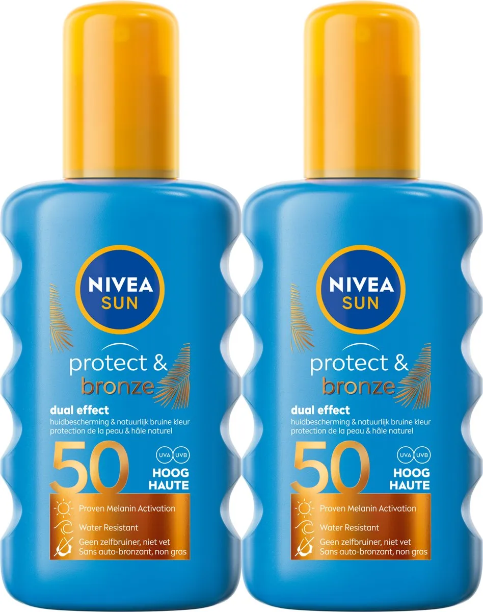NIVEA SUN Protect & Bronze Zonnebrand Spray SPF 50